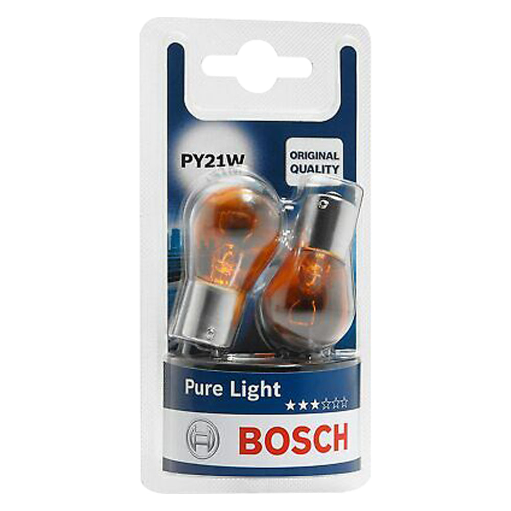 BOSCH LAMPADINA PER FRECCE DIREZIONALI P21W - 12 V - 21 W - 2 pezzi