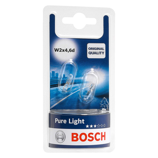 BOSCH LAMPADINA PER CRUSCOTTO AUTO W1 - 12 V - 2 W - 2 pezzi