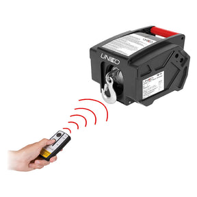 UNIKO VERRICELLO ELETTRICO CON COMANDO A DISTANZA kg 907 - cavo mt. 9,14 - 300 W (12V - 25A)