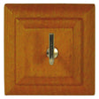 Blister Koncreto APPENDITUTTO ADESIVO LEGNO 'QUADRO' 1 posto - pz. 2