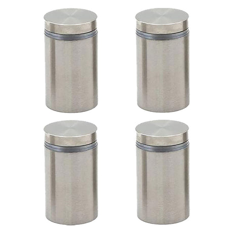 Blister Koncreto DISTANZIALI INOX PER TARGHE Ø18 mm - pz 4
