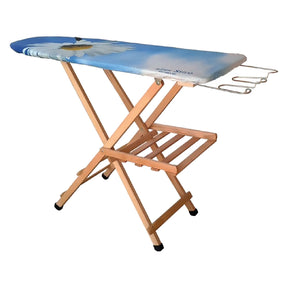MADE IN ITALY ASSE DA STIRO IN LEGNO piano cm. 114 x 37