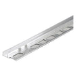 PROFILPAS BASE PER PROFILI LAMINATO E PARQUET 'UNISYSTEM' h. mm 10 - spessore pavimenti mm 9,6/12,5