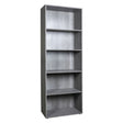 COMPOSAD LIBRERIA LINEA 'FLOW' 5 ripiani - cm.35 x 68 x h.200 cemento