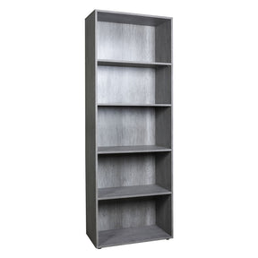 COMPOSAD LIBRERIA LINEA 'FLOW' 5 ripiani - cm.35 x 68 x h.200 cemento