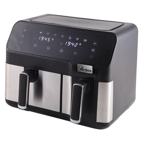 ARDES FRIGGITRICE ELETTRICA AD ARIA 'ELDORADA DUAL' 5,5 + 3,5 LT - 1700 W
