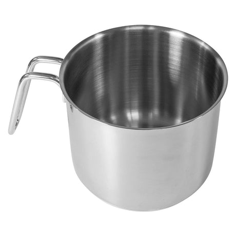 MONETA BOLLILATTE ACCIAIO 'ALLEGRO INOX' Øcm. 12