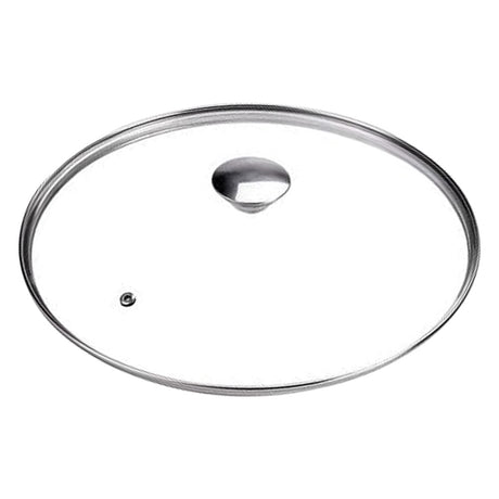 MONETA COPERCHIO VETRO E ACCIAIO 'ALLEGRO INOX'