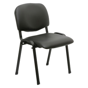 KASART SEDIA INTERLOCUTORIA nero - cm 54,5 x 58 x 81,5