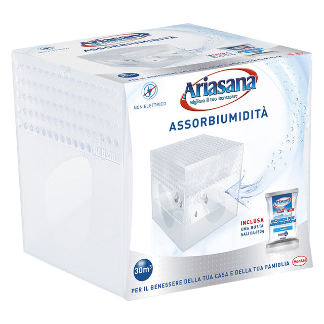 ARIASANA ASSORBIUMIDITA' IN KIT 'ARIASANA' kit 1 vaschetta+1 ricariche 450 gr.