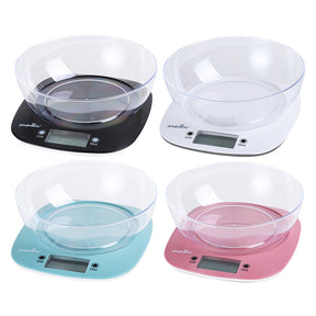 JOYTECK BILANCIA DIGITALE DA CUCINA CON CIOTOLA portata massima 5 kg - ciotola ml 1400