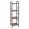 SCAFFALE IN METALLO E LEGNO cm 29,45 x 23,5 x H 106,5 - 4 ripiani