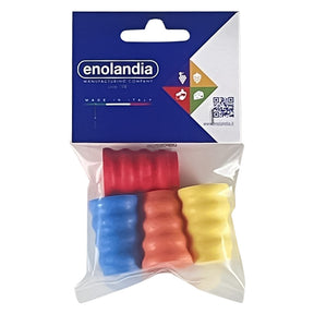 ENOLANDIA TAPPI ONDA TAPPOTUTTO cf. 4 pz - col. assortite