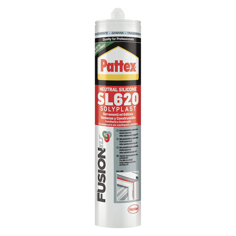 PATTEX SILICONE NEUTRO PER EDILIZIA E SERRAMENTI 'SOLYPLAST'