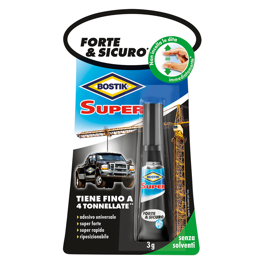 BOSTIK ADESIVO ISTANTANEO 'FORTE E SICURO' gr. 3