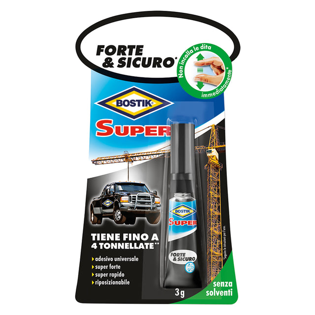 BOSTIK ADESIVO ISTANTANEO 'FORTE E SICURO' gr. 3