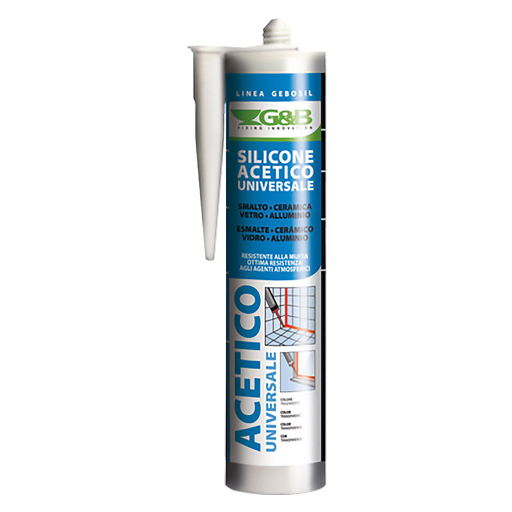 G&B SILICONE ACETICO UNIVERSALE 'GEBOSIL'