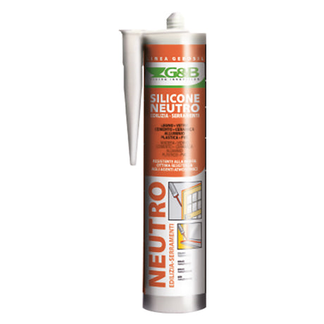 G&B SILICONE NEUTRO PER EDILIZIA E SERRAMENTI 'GEBOSIL