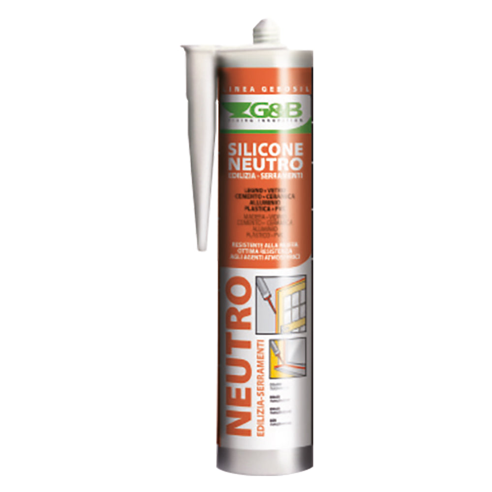 G&B SILICONE NEUTRO PER EDILIZIA E SERRAMENTI 'GEBOSIL