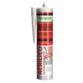 G&B SILICONE ACRILICO PER CARTONGESSO E DECORAZIONI 'G bianco ml 310