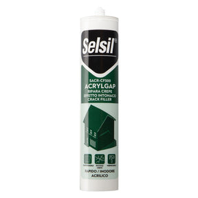 SELSIL SILICONE ACRILICO EFFETTO RUVIDO 'SACR-CF500' bianco ml 310 (ral 9010)