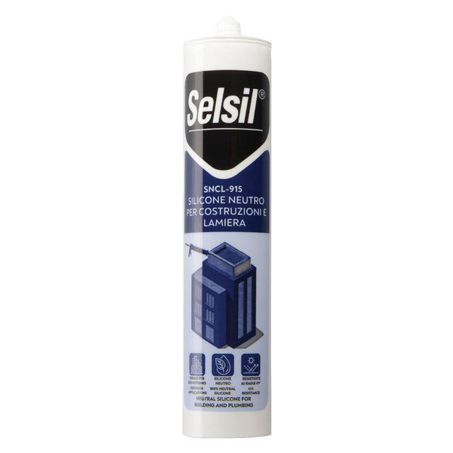 SELSIL SILICONE NEUTRO PER LATTONERIA 'SNCL 915'