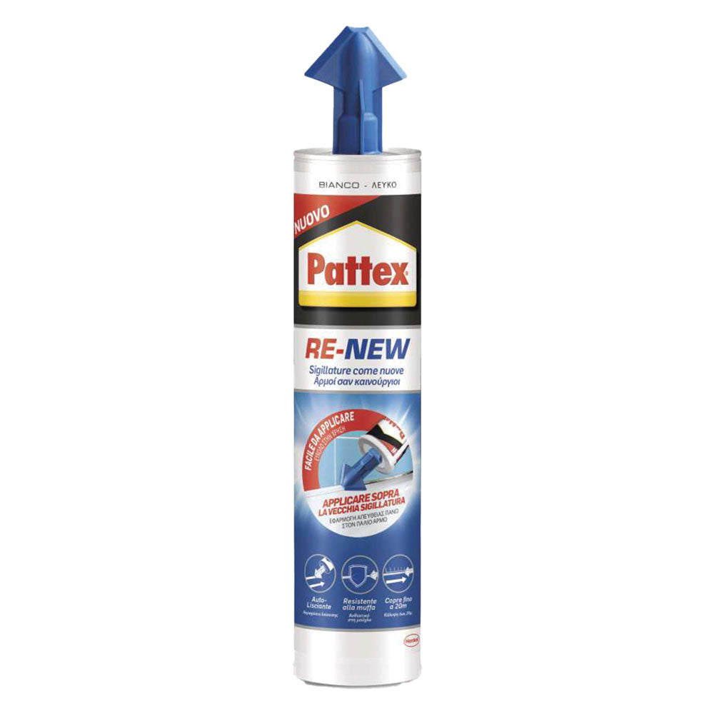 PATTEX SILICONE 'BAGNO SANO RE-NEW' ml 280 - bianco