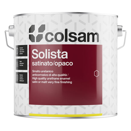 COLORIFICIO SAMMARINESE SMALTO SINTETICO SATINATO 'SOLISTA' Lt. 0,750 Bianco