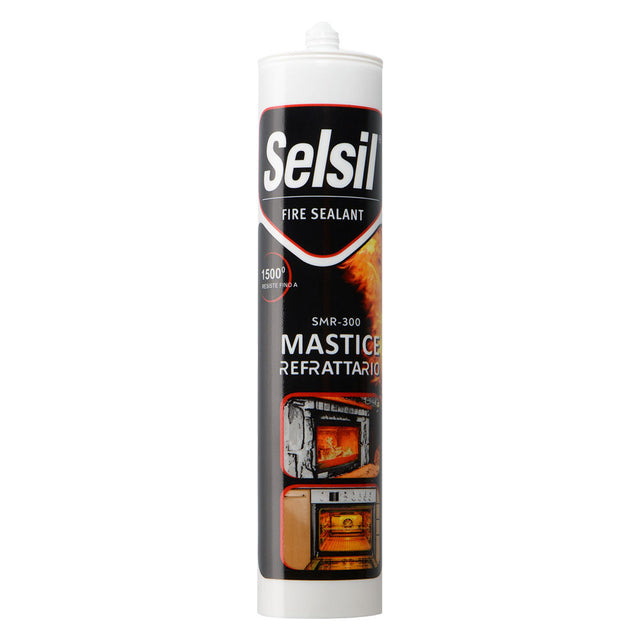 SELSIL SIGILLANTE REFRATTARIO 'SMR-300' ml 300 - colore nero