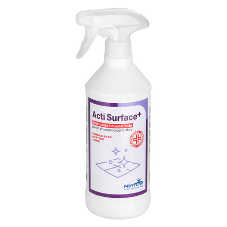 NETTUNO DETERGENTE DISINFETTANTE 'ACTISURFACE +' ml 750