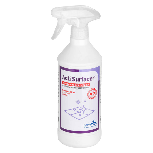 NETTUNO DETERGENTE DISINFETTANTE 'ACTISURFACE +' ml 750