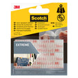 3M SISTEMA DI FISSAGGIO RICHIUDIBILE 'EXTREME' colore trasparente - mm 25 x 76
