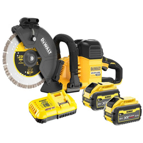 DeWALT DCS691X2-QW - Troncatore 54V XR FLEXVOLT 230 mm - ideale per taglio cemento e metallo DeWALT
