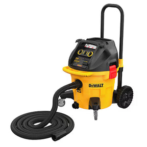 DeWALT DWV905H-QS - Aspiratore solidi e liquidi 1400W certificato classe H per polveri pericolose, filtrazione 99,995%. Non idoneo all'aspirazione di amianto. DeWALT