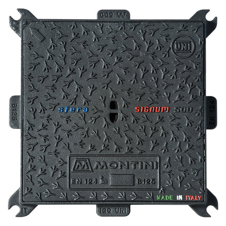 MONTINI CHIUSINO IN GHISA CLASSE B125