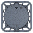 MONTINI CHIUSINO IN GHISA CLASSE D400 ECOPER Q - 85 x 85 - botola 65 cm / Kg 60,5