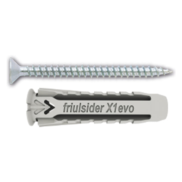 FRIULSIDER TASSELLO NYLON 'X1 EVO' CON VITE TPS TRUCIOLARE