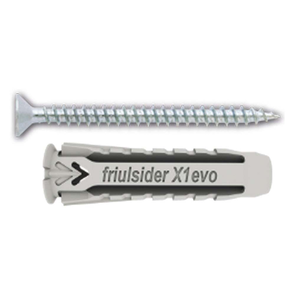 FRIULSIDER TASSELLO NYLON 'X1 EVO' CON VITE TPS TRUCIOLARE