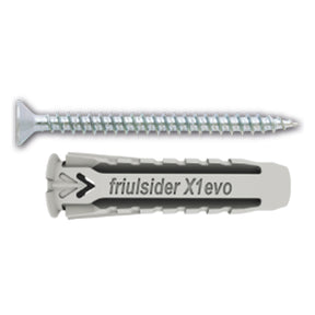 FRIULSIDER TASSELLO NYLON 'X1 EVO' CON VITE TPS TRUCIOLARE