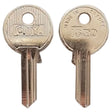 ISEO CHIAVE OTTONE NICHELATO '020079' lunghezza 24,3 mm - 4 spine