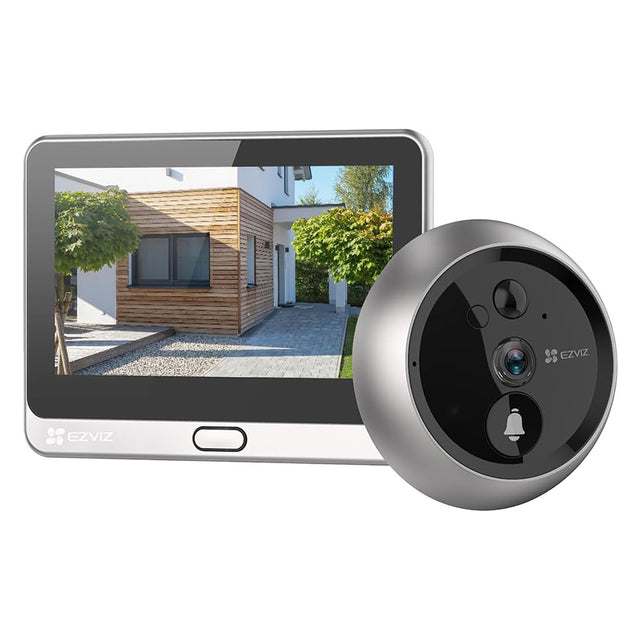 EZVIZ SPIONCINO DIGITALE PER PORTE 'DP2 2K' EZVIZ risoluzione 2K 3MP - / colore argento
