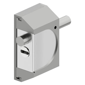 DISEC CHIUSURA DI SICUREZZA PER SERRANDE 'RIF06' alluminio silver