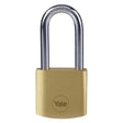 YALE LUCCHETTO RETTANGOLARE ARCO LUNGO