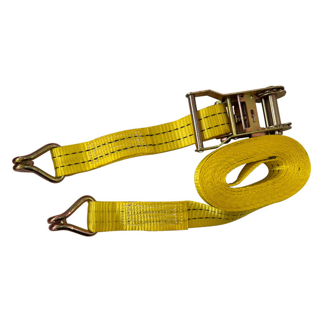 UNIKO NASTRO DI ANCORAGGIO AD UNCINO mt. 6 x mm 38 - giallo