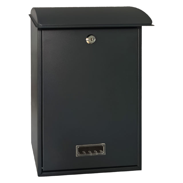 KASART CASSETTA POSTALE 'LILLA' cm 27 x 12 x h 40,5 - grigio acciaio