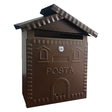KASART CASSETTA POSTALE 'NARCISO' cm 26x10x h 32 - rame antico