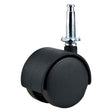 UNIKO RUOTA PER MOBILI DOPPIA ø 50 - perno 10x38 - capacità kg 30 - pz 2 BL