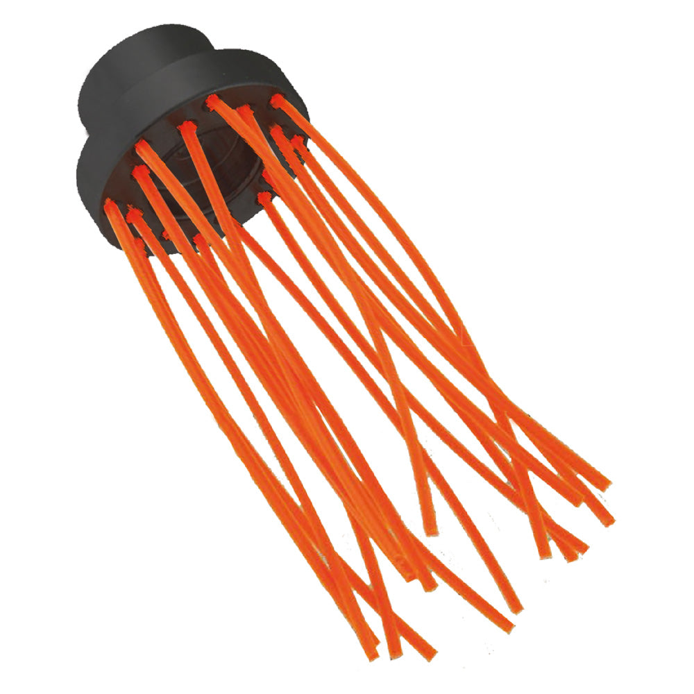 SPAZZOLA MULTIFILO SUPPORTO POLIMERO 'BRUSH PA' 16 fili - Ø80 mm