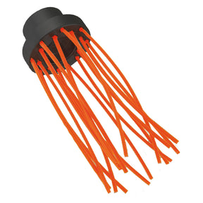 SPAZZOLA MULTIFILO SUPPORTO POLIMERO 'BRUSH PA' 16 fili - Ø80 mm