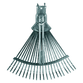 LIF SCOPA DA GIARDINO REGOLABILE Tipo leggero - zinco cromato grigio